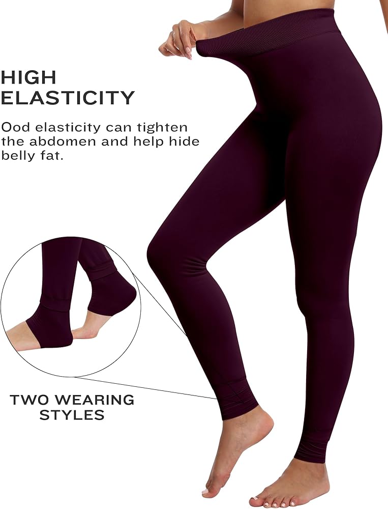 CRIMSON LUXE — 3-WAY THERMAL VELVET LEGGINGS