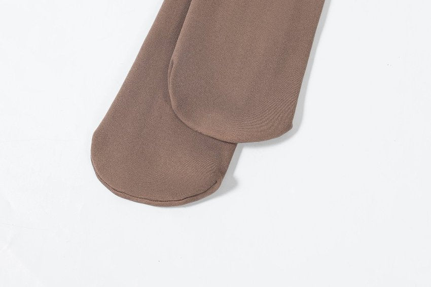 ESPRESSO CHIC — OPAQUE TIGHTS WITH THERMAL VELVET INTERIOR