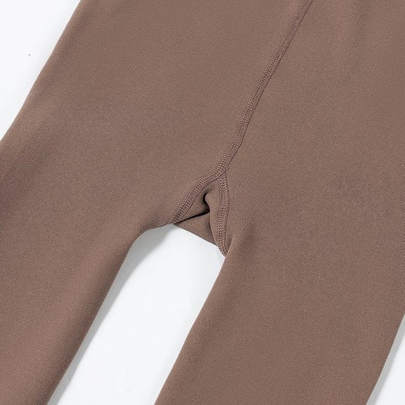 ESPRESSO CHIC — OPAQUE TIGHTS WITH THERMAL VELVET INTERIOR