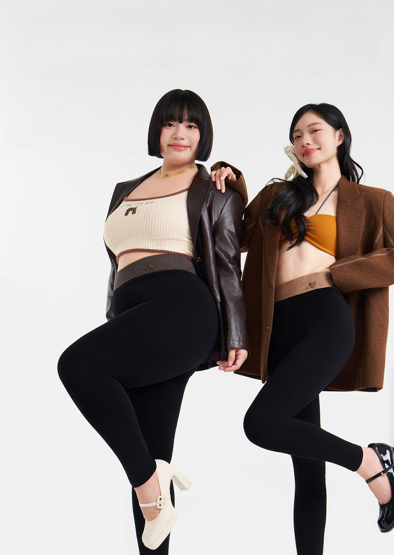 BLACK FLEECE LEGGINGS